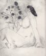 Drypoint Woman With Flowers